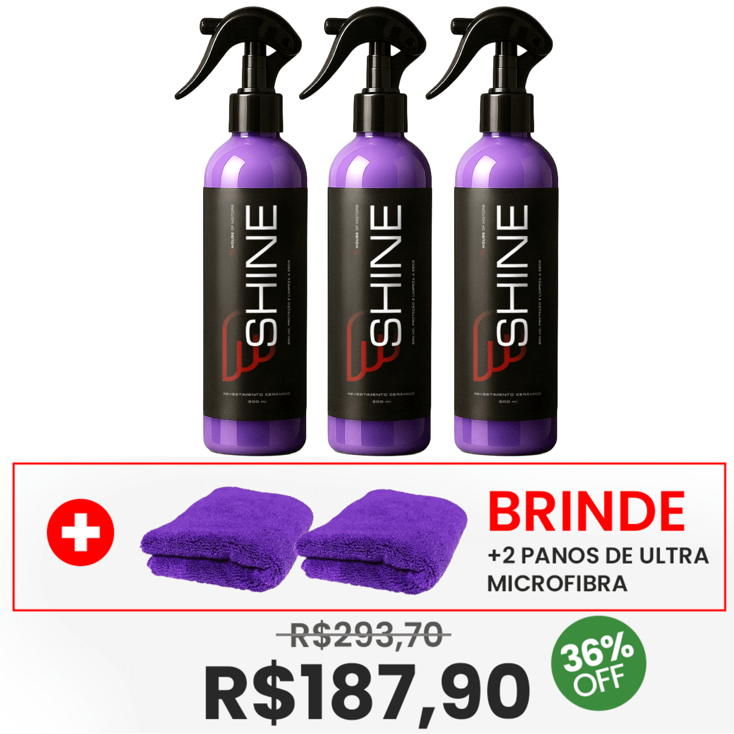 Shine Revestimento 3 em 1 [Estoque Limitado]