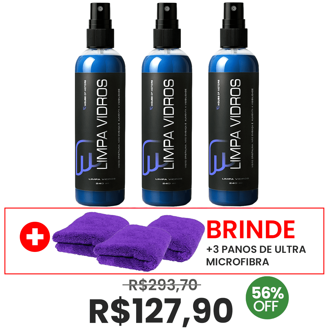 Limpa Vidros [Estoque Limitado]