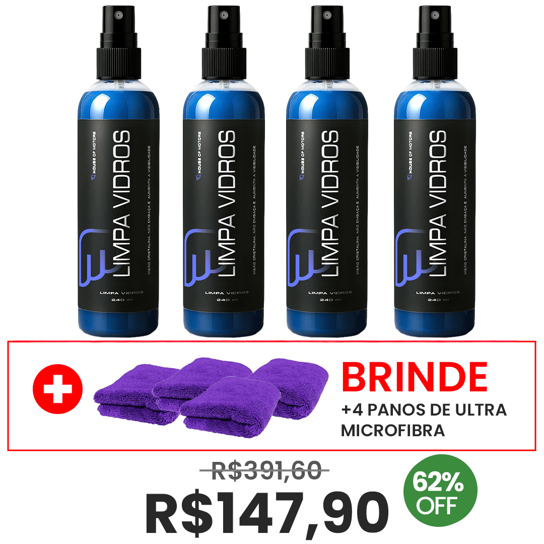 Limpa Vidros [Estoque Limitado]
